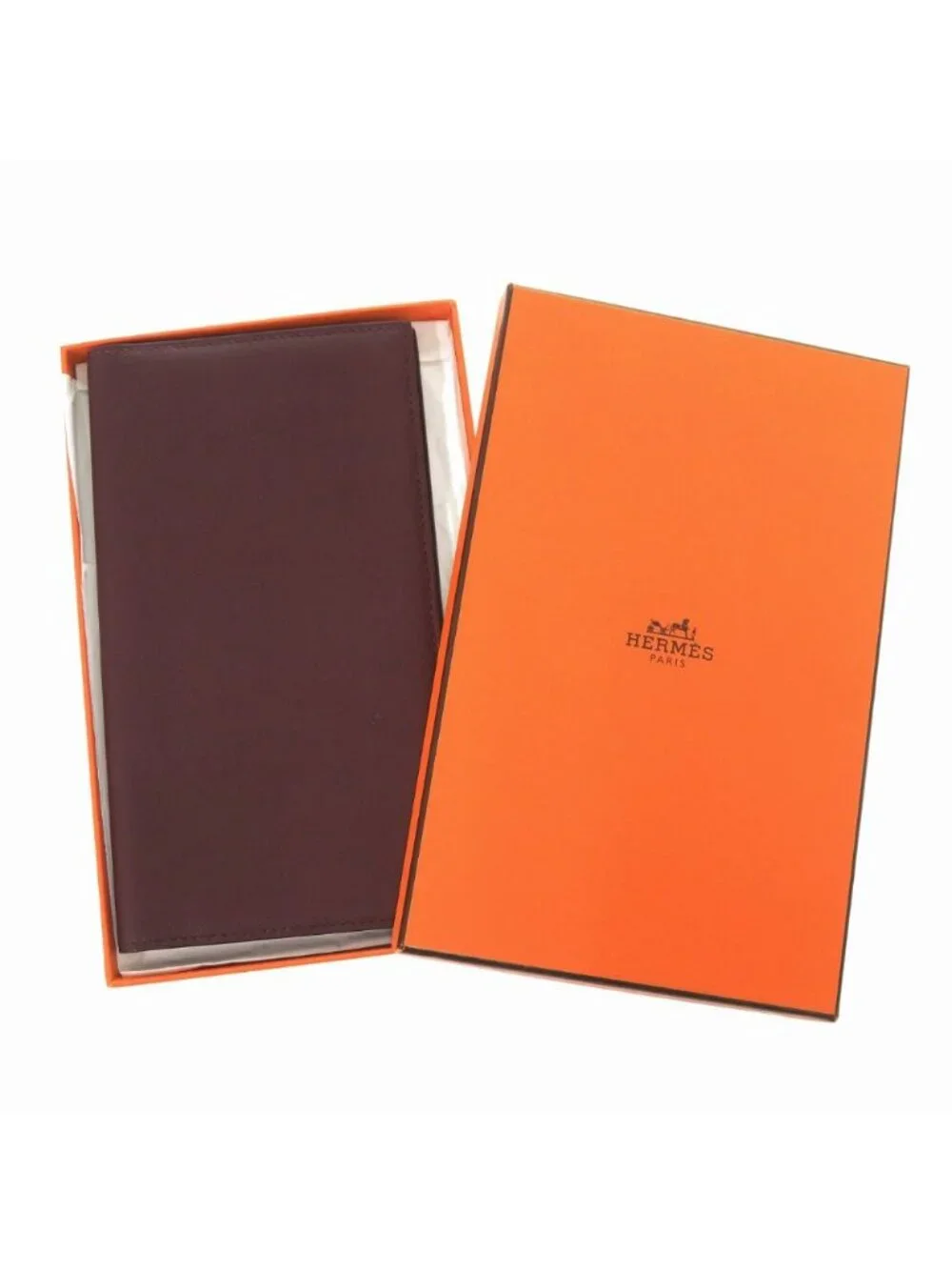 Hermes Citizen Twill Long Veau Swift Pull on Wallet